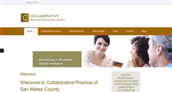 Desktop Screenshot of collaborativepracticesanmateocounty.org