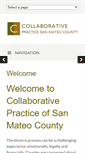 Mobile Screenshot of collaborativepracticesanmateocounty.org